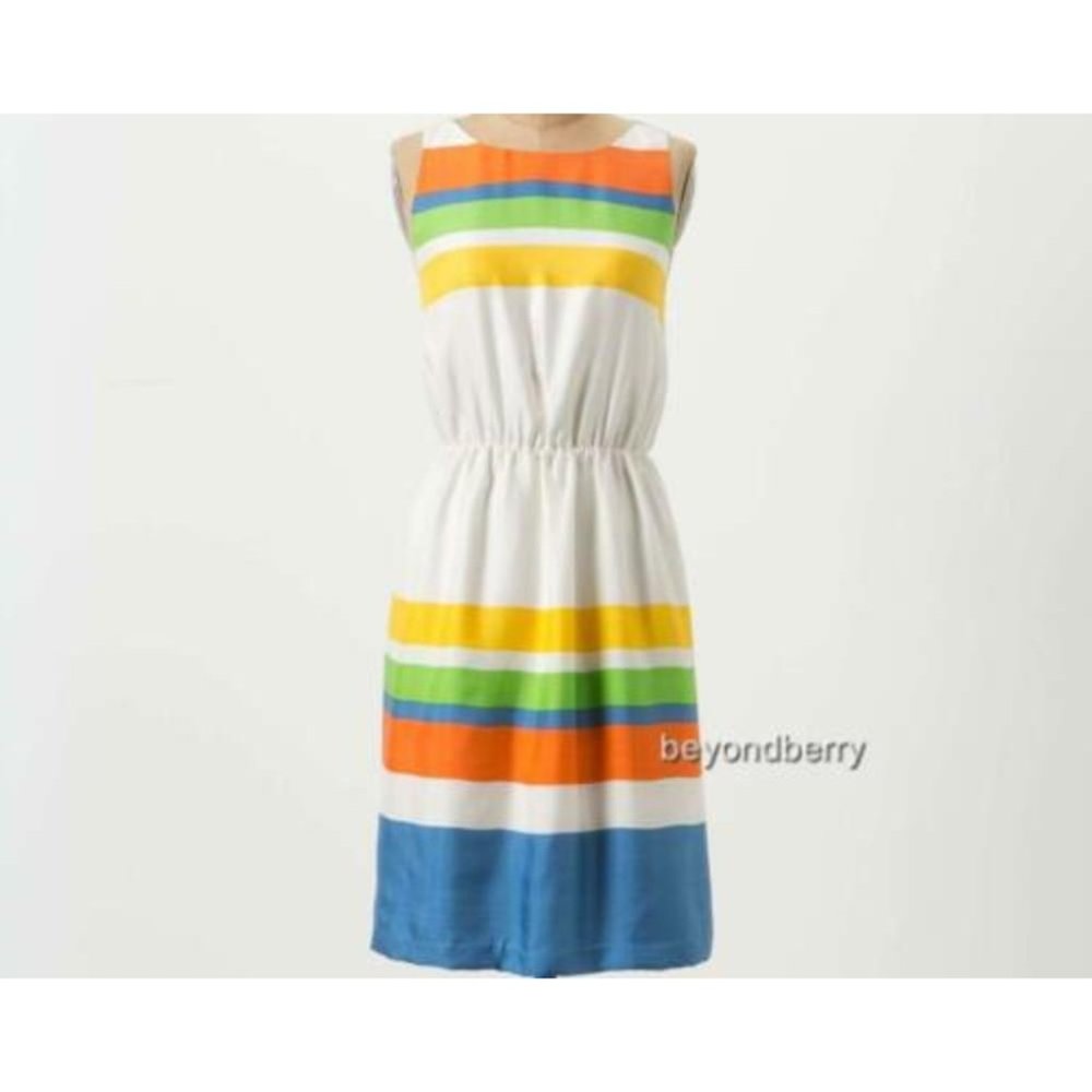 Anthropologie Girls From Savoy Striped Dress